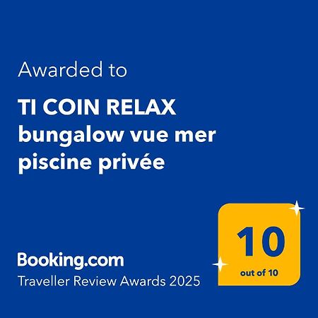 Ti Coin Relax Bungalow Vue Mer Piscine Privee Saint-Francois  Dış mekan fotoğraf