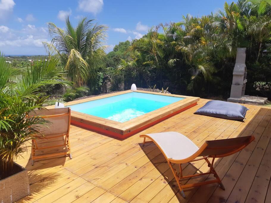 Ti Coin Relax Bungalow Vue Mer Piscine Privee Saint-Francois  Dış mekan fotoğraf