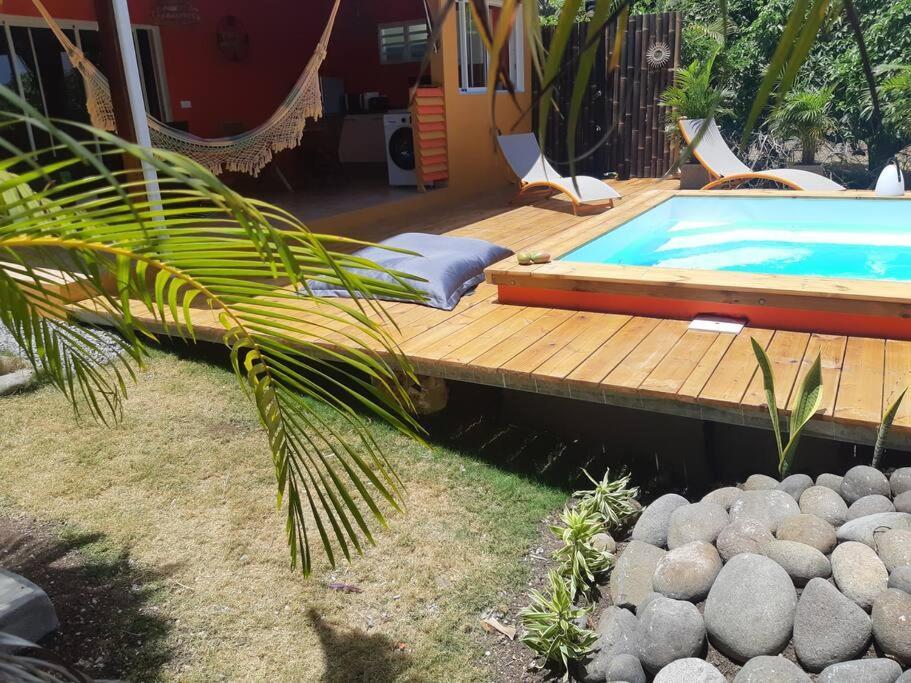 Ti Coin Relax Bungalow Vue Mer Piscine Privee Saint-Francois  Dış mekan fotoğraf