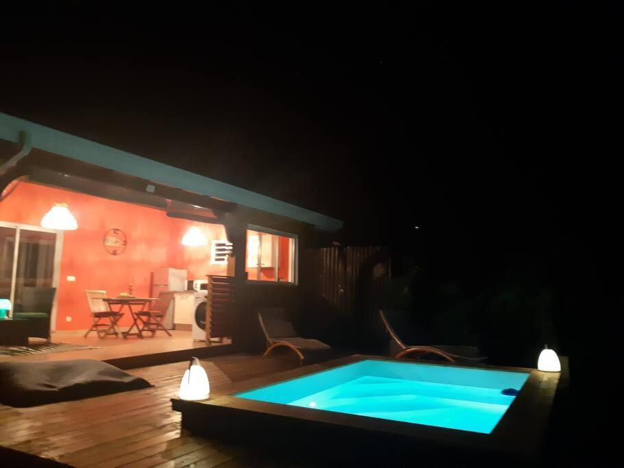 Ti Coin Relax Bungalow Vue Mer Piscine Privee Saint-Francois  Dış mekan fotoğraf